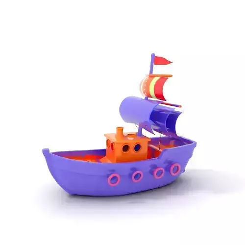 Vibrant Pirate Ship model pack