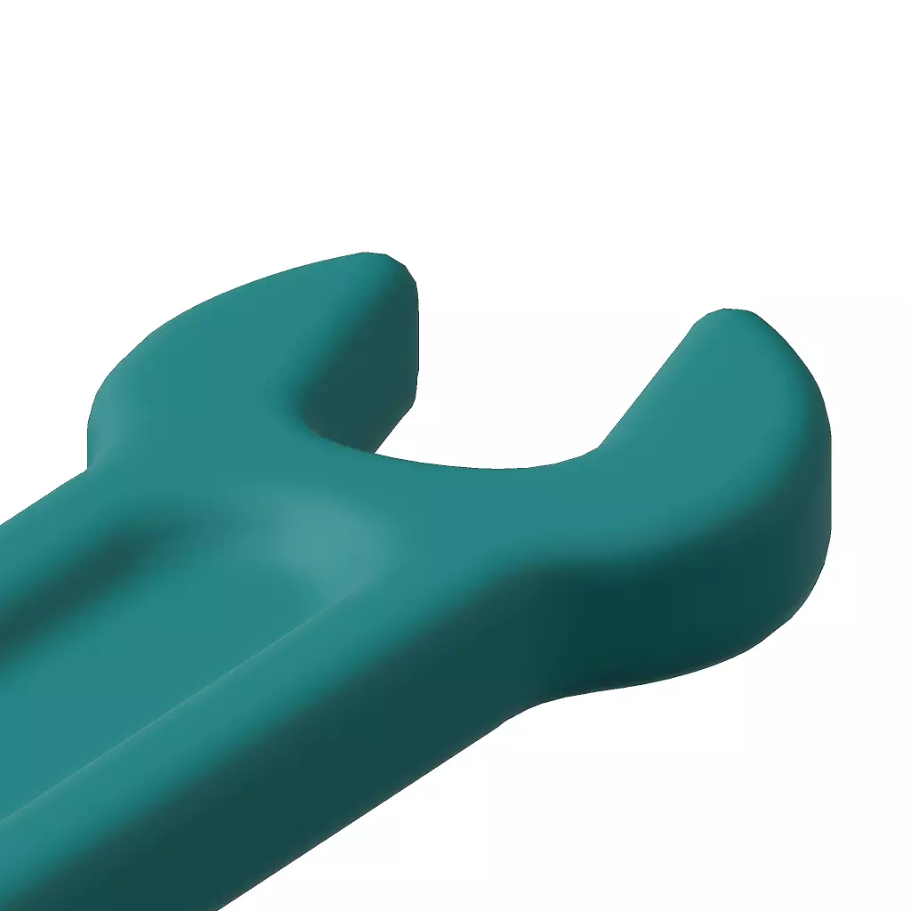 Plastic Double End Spanner Toy 3D model_3