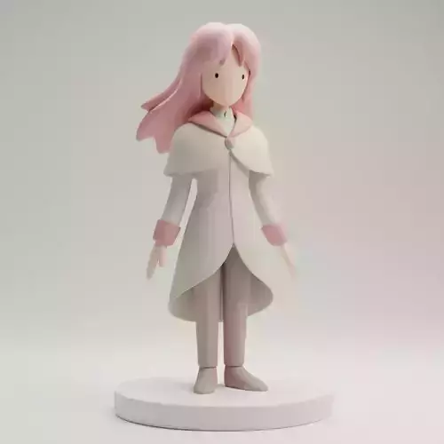 Howl Stylized 3D Printable Figure