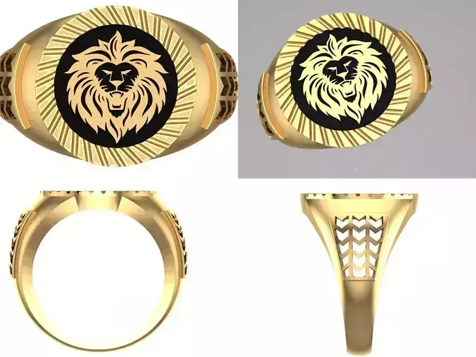  Divine Icons Substantial Mens Prestige Ring CAD Pack  50 rings