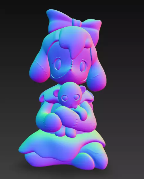 Aamy The Magicians Story Series Case - Doll Girl 3D print model_1