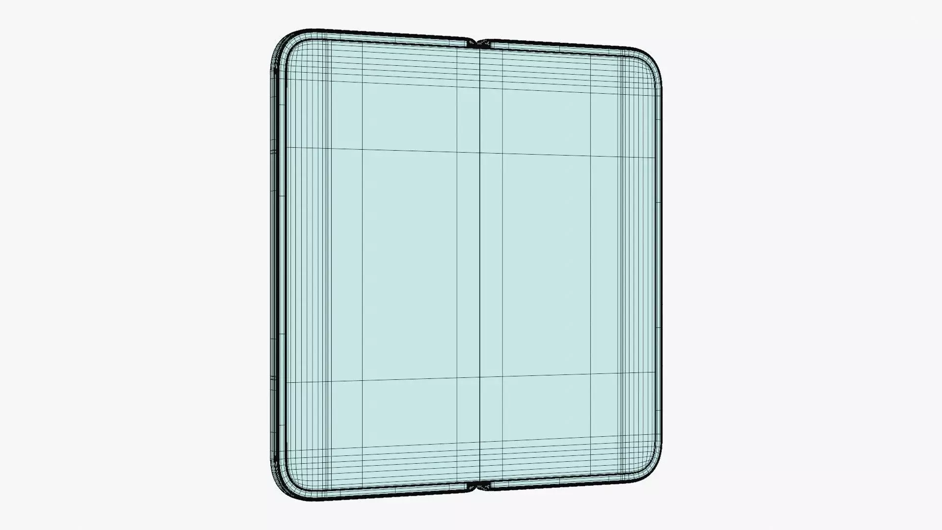 Google Pixel 10 Pro Fold Jade Low-poly 3D model_15