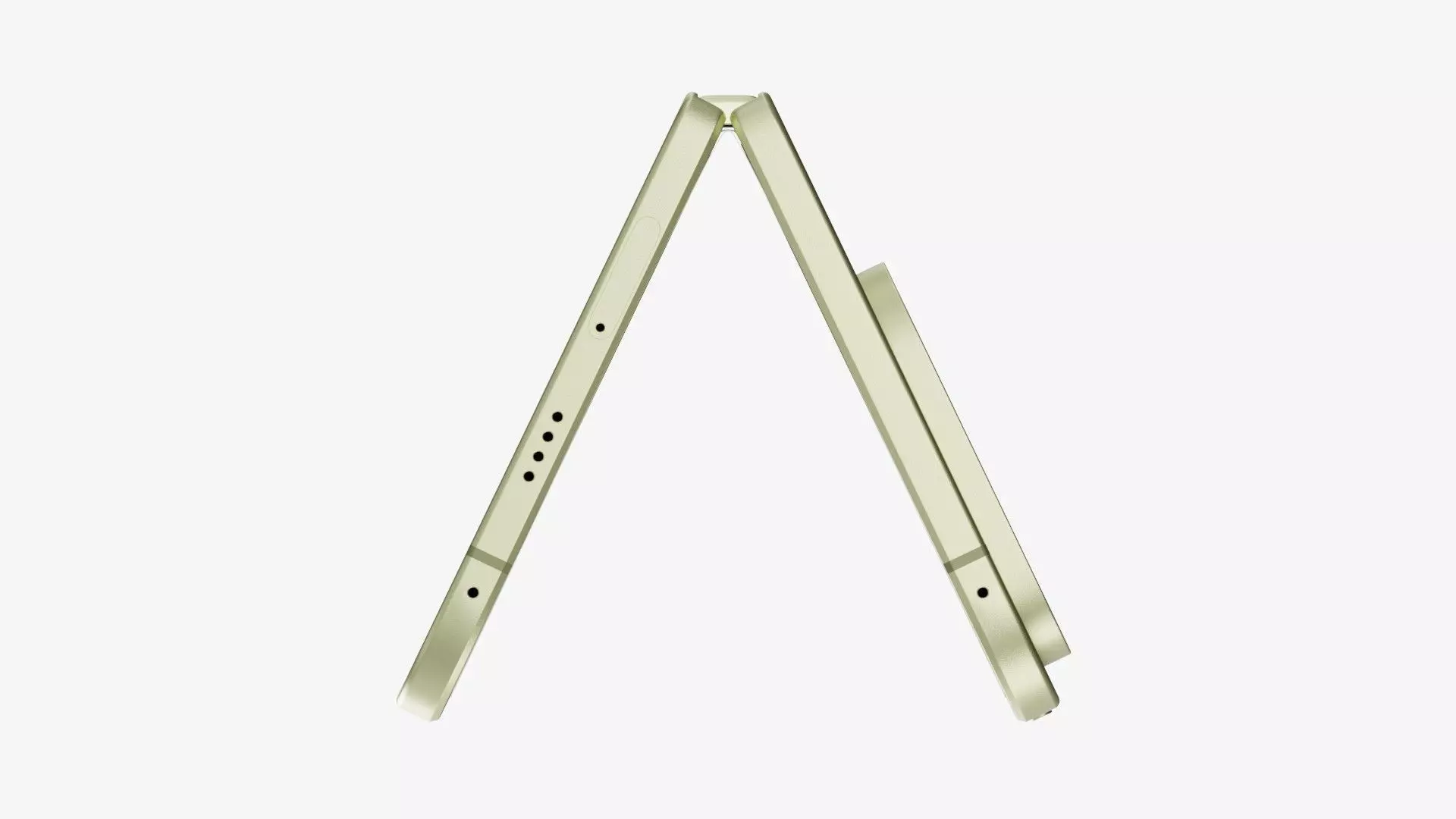 Google Pixel 10 Pro Fold Jade Low-poly 3D model_6