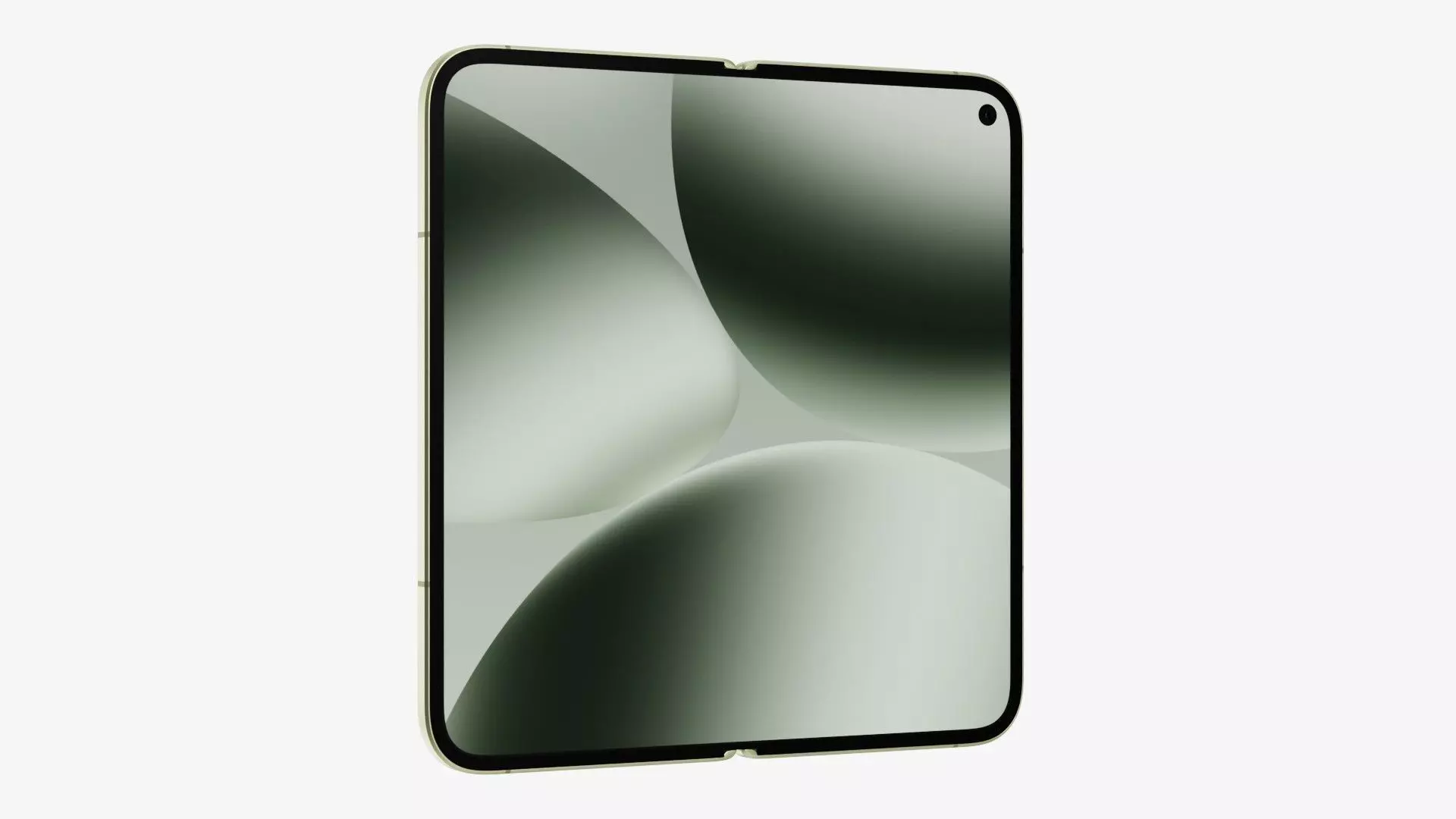 Google Pixel 10 Pro Fold Jade Low-poly 3D model_9