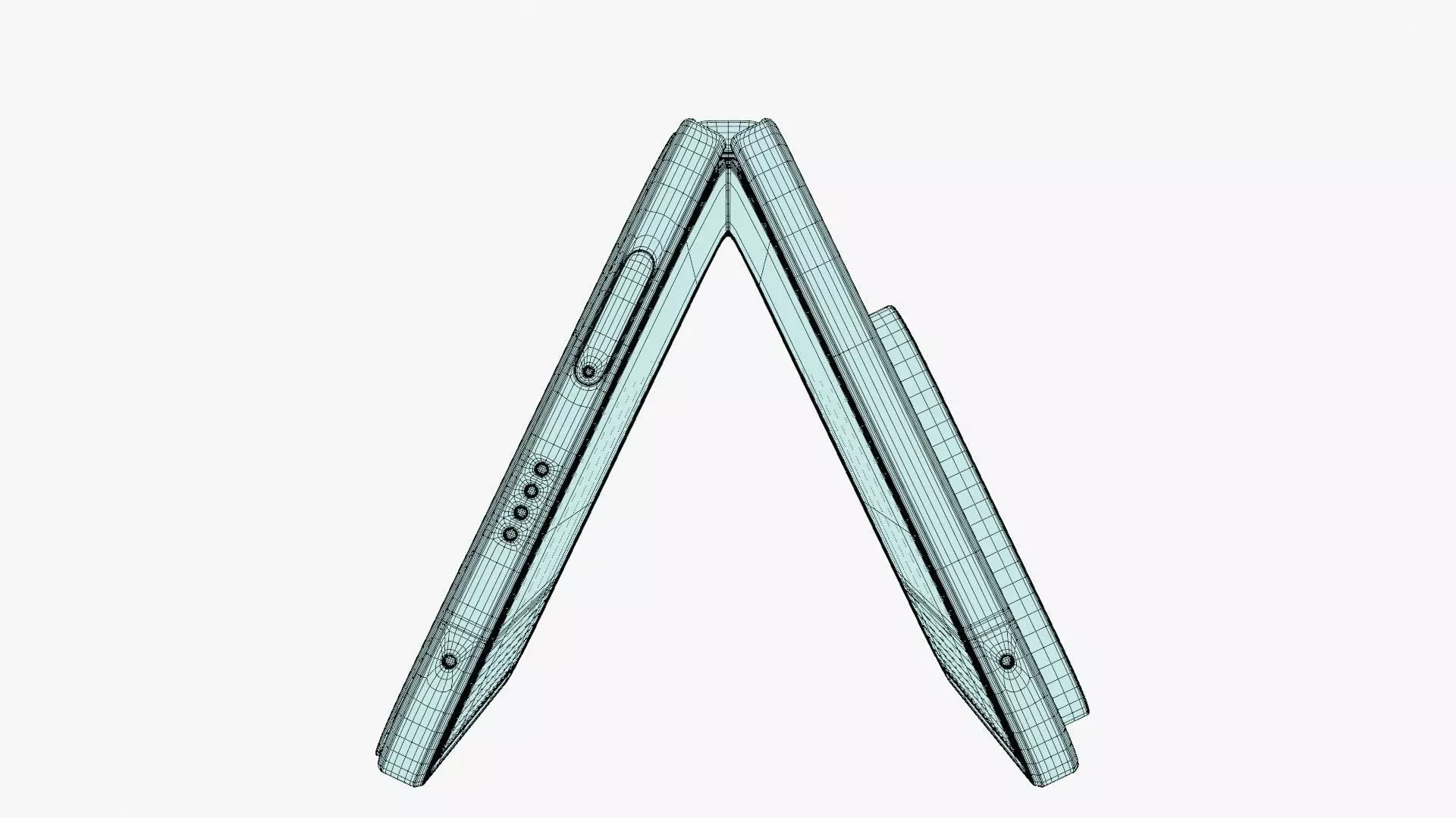 Google Pixel 10 Pro Fold Jade Low-poly 3D model_22