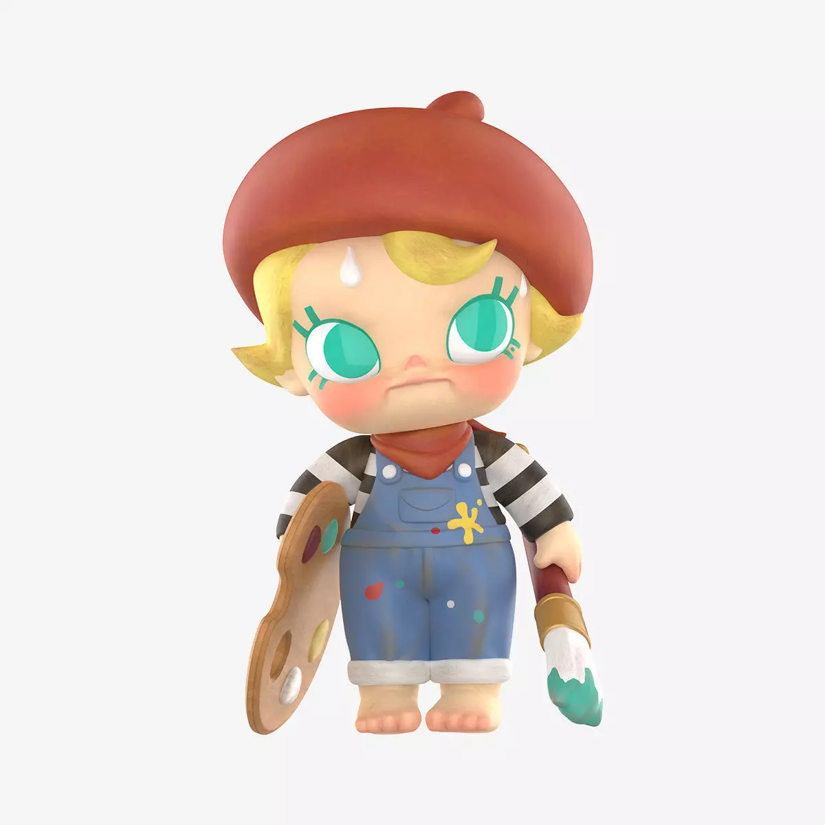 Baby Molly Future Painter Figurine - 2 3D print model
