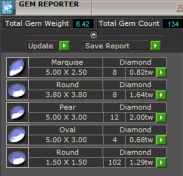 The Sapphire and Diamond Dome stl 3d Ring model pr0005 3D print model_6