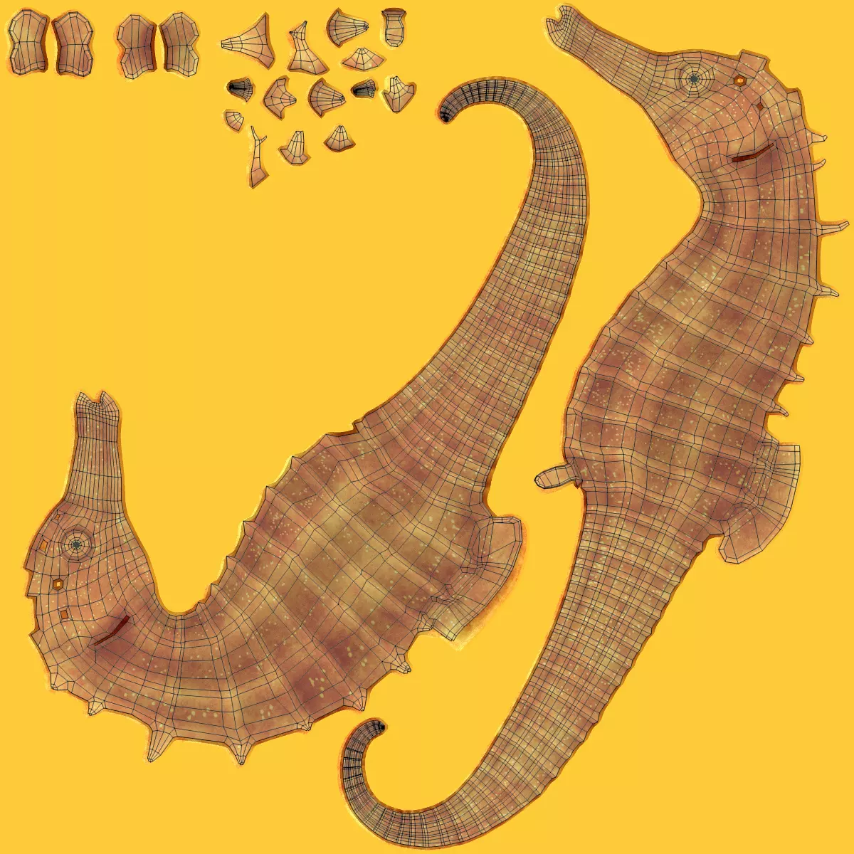 -Sealife Set- 3D model_22