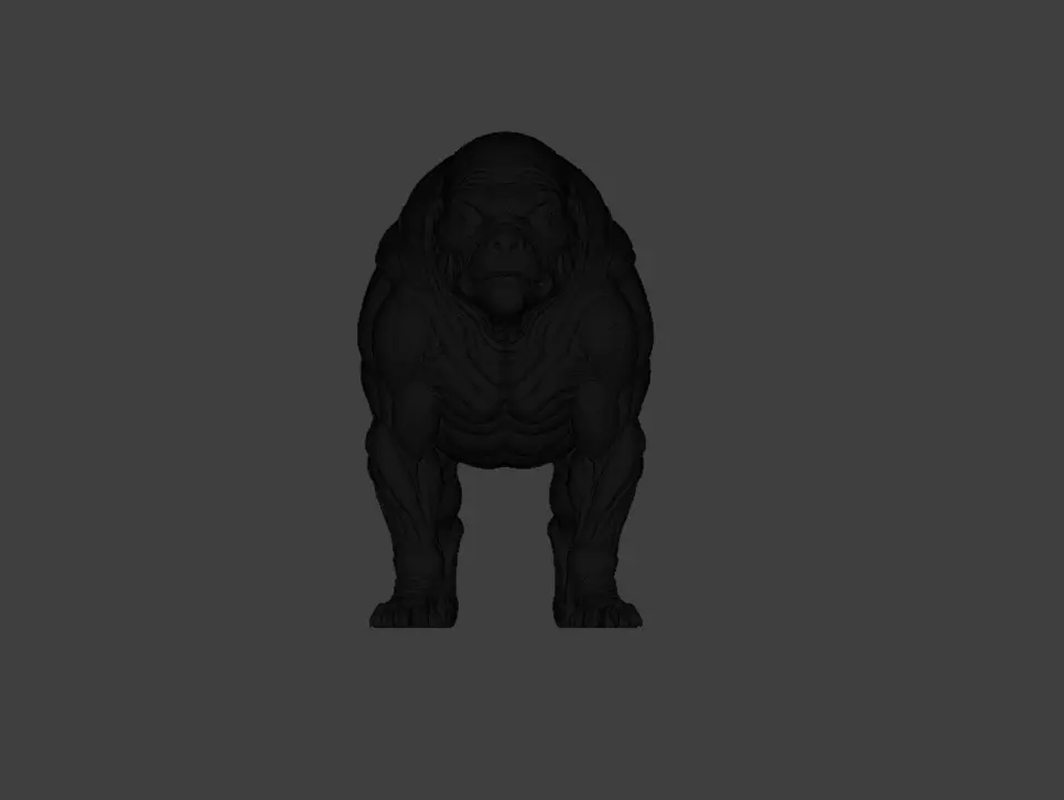 Mutated Quadruped Creature Low-poly 3D model_24