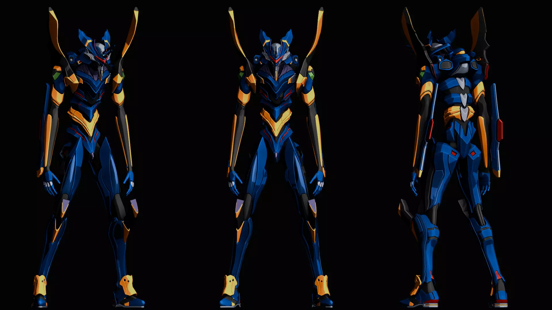 Units-06 Eva Neon Genesis Evangelion 3D Model 3D model_2