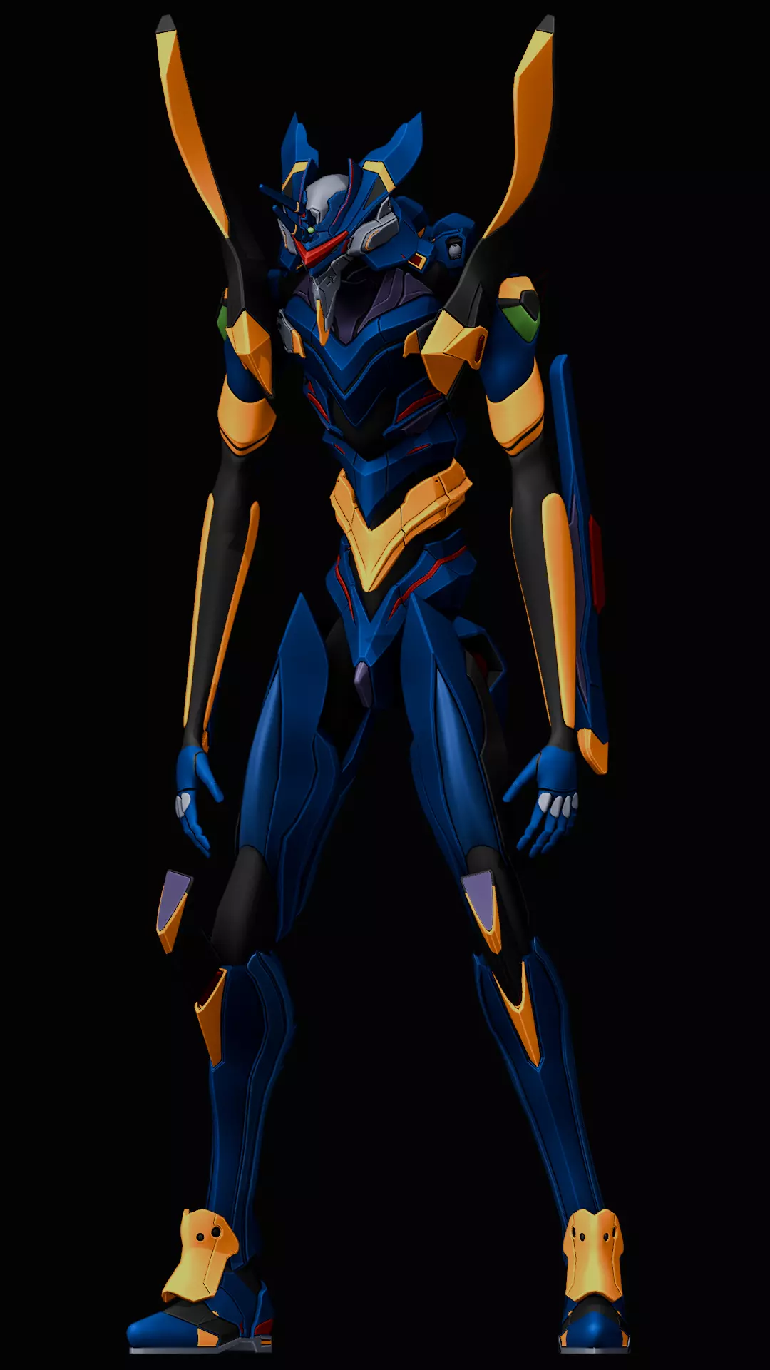 Units-06 Eva Neon Genesis Evangelion 3D Model 3D model_6