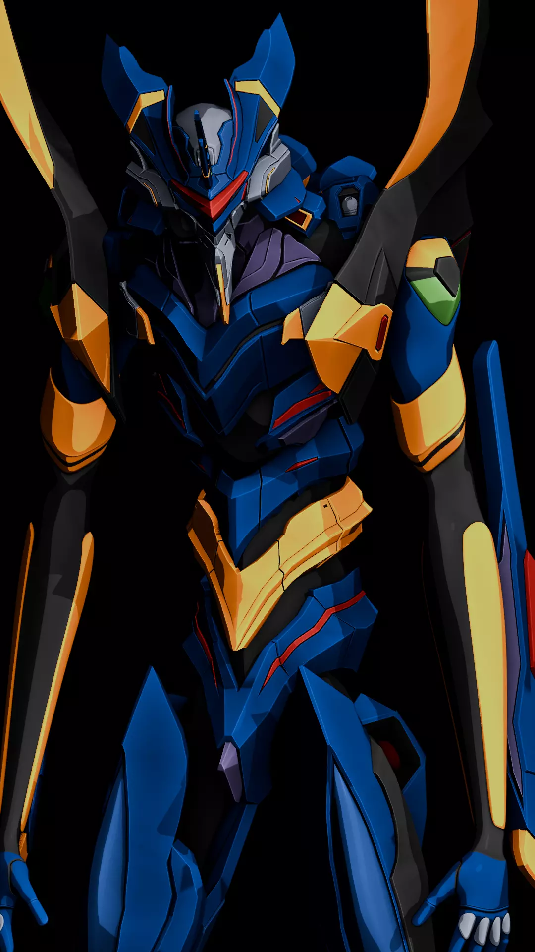 Units-06 Eva Neon Genesis Evangelion 3D Model 3D model_11