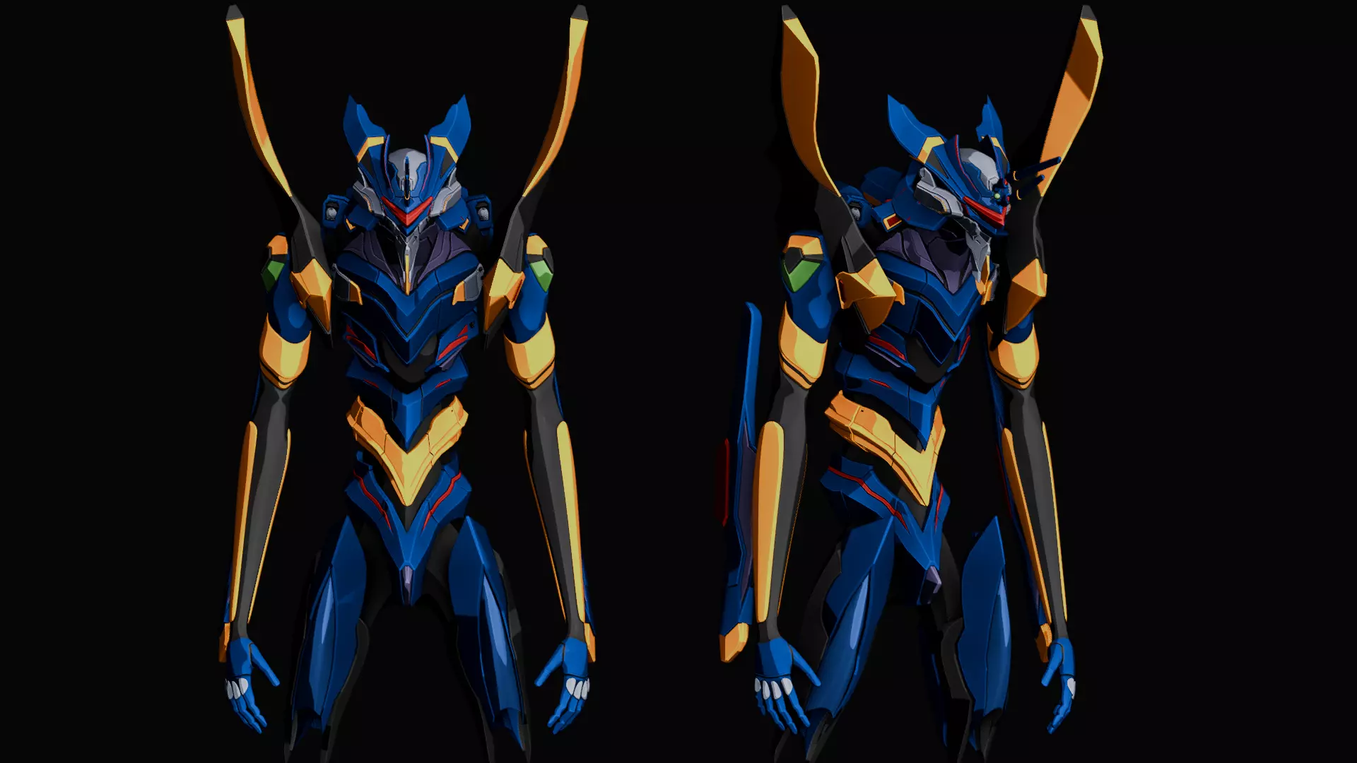 Units-06 Eva Neon Genesis Evangelion 3D Model 3D model_14