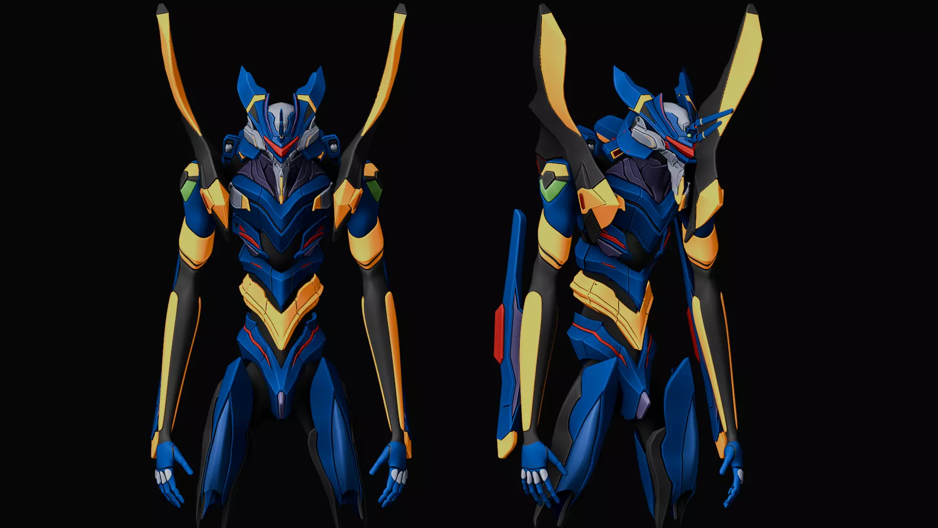 Units-06 Eva Neon Genesis Evangelion 3D Model 3D model_13