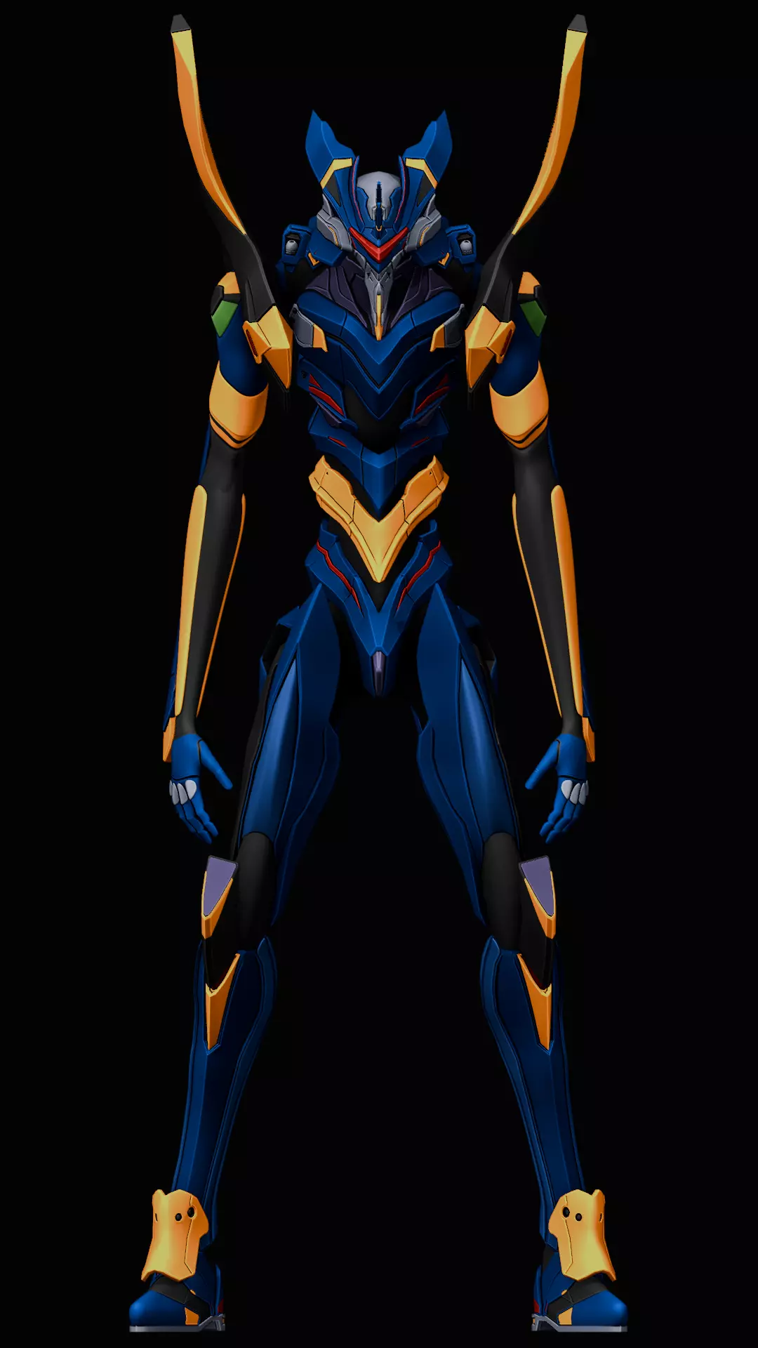 Units-06 Eva Neon Genesis Evangelion 3D Model 3D model_4