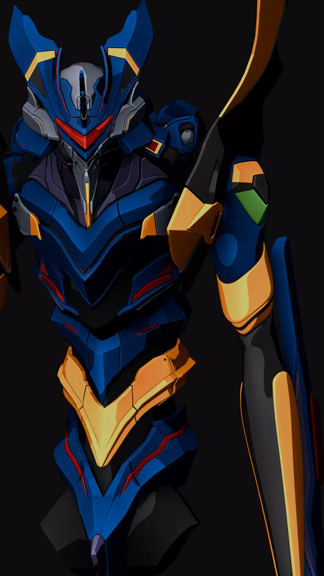 Units-06 Eva Neon Genesis Evangelion 3D Model 3D model_15