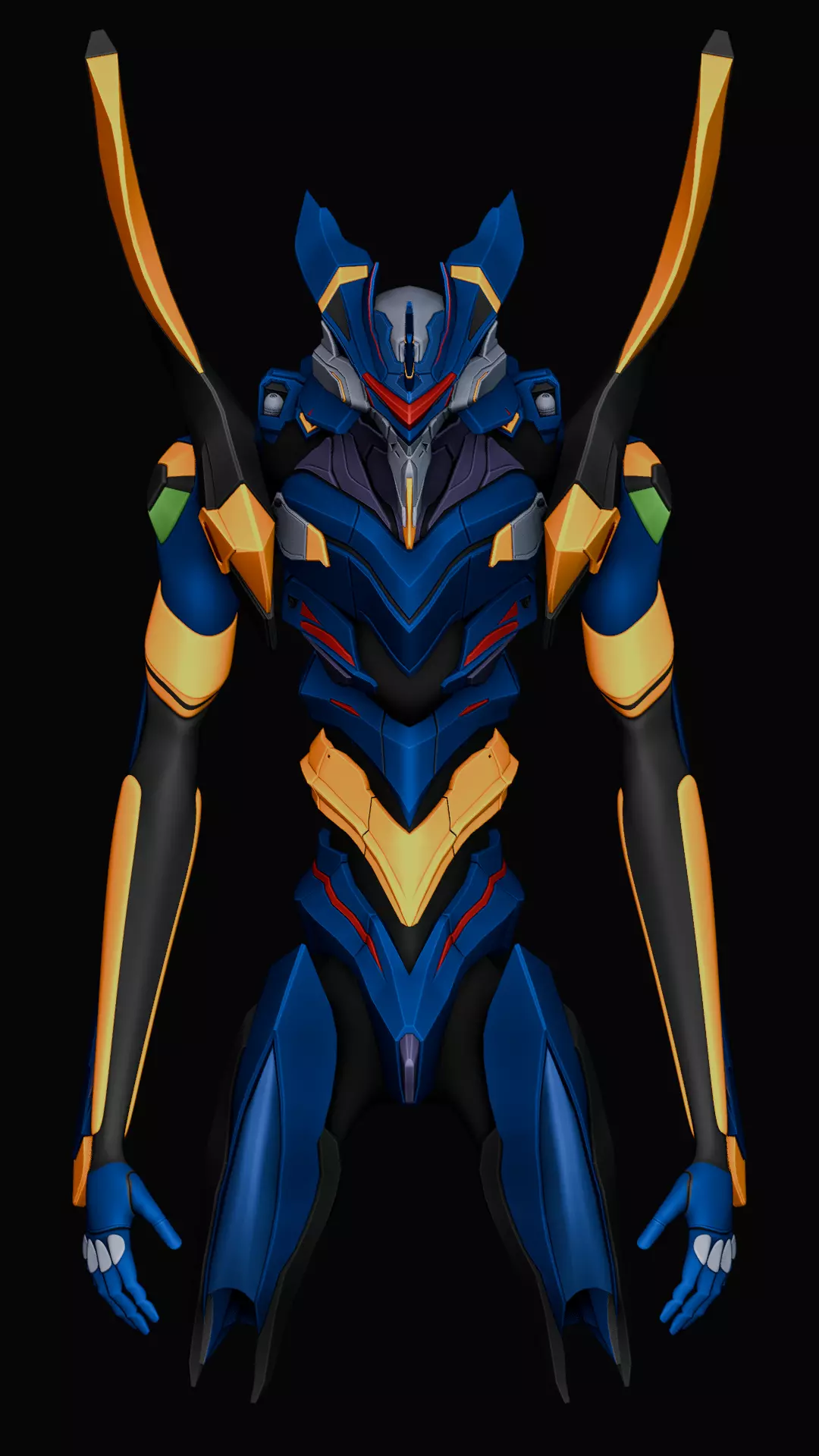 Units-06 Eva Neon Genesis Evangelion 3D Model 3D model_18