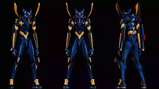 Units-06 Eva Neon Genesis Evangelion 3D Model