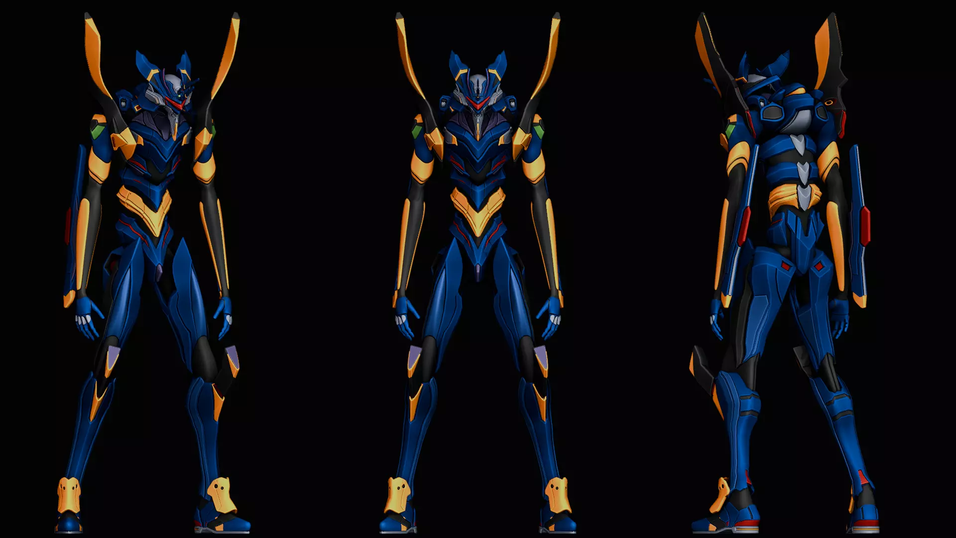 Units-06 Eva Neon Genesis Evangelion 3D Model 3D model_0