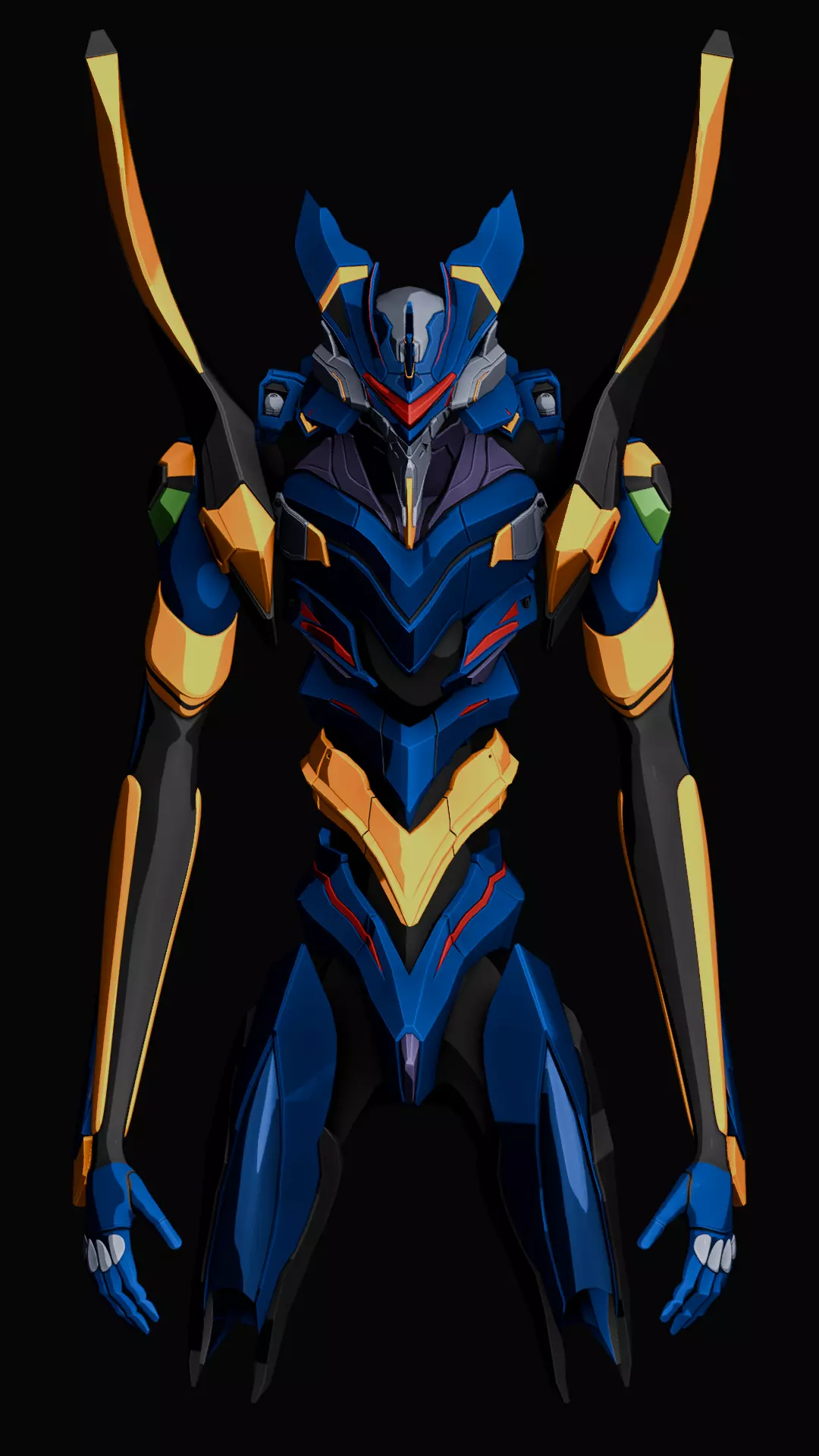 Units-06 Eva Neon Genesis Evangelion 3D Model 3D model_12