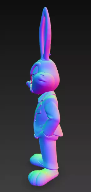 Bugs Bunny Scarface Edition 3D print model_3