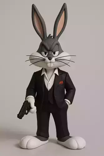 Bugs Bunny Scarface Edition