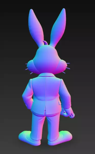 Bugs Bunny Scarface Edition 3D print model_4