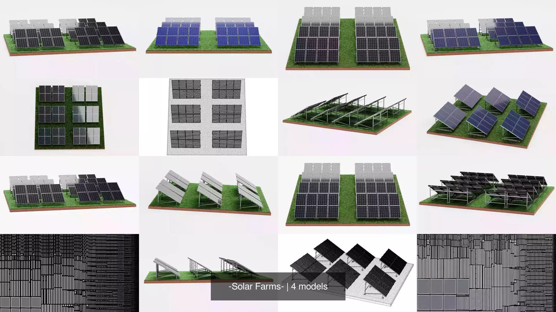 -Solar Farms- 3D Model Collection_1