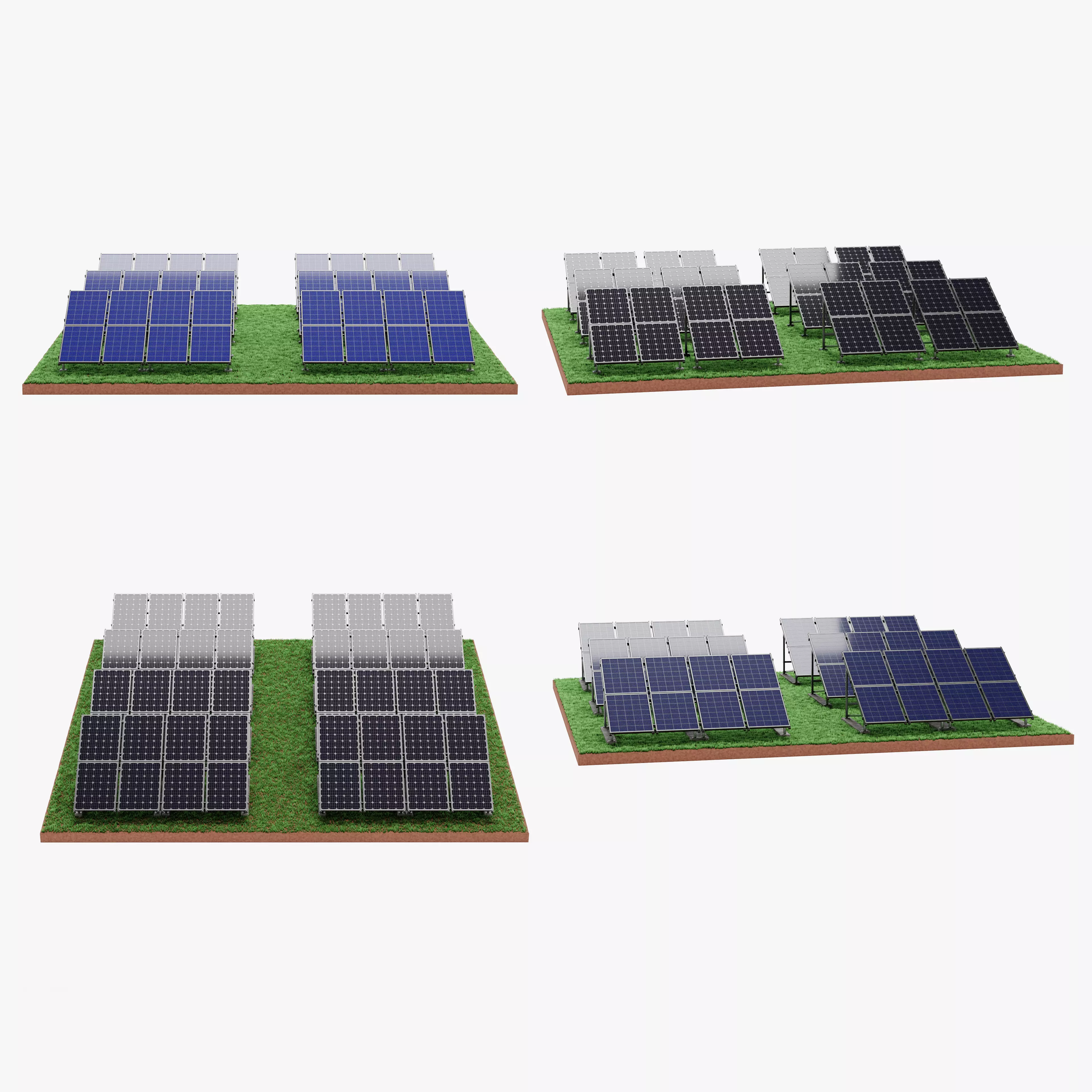 -Solar Farms- 3D Model Collection_0
