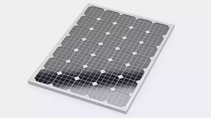Solar Panel Plate V1 - Monocrystalline Photovoltaic Module