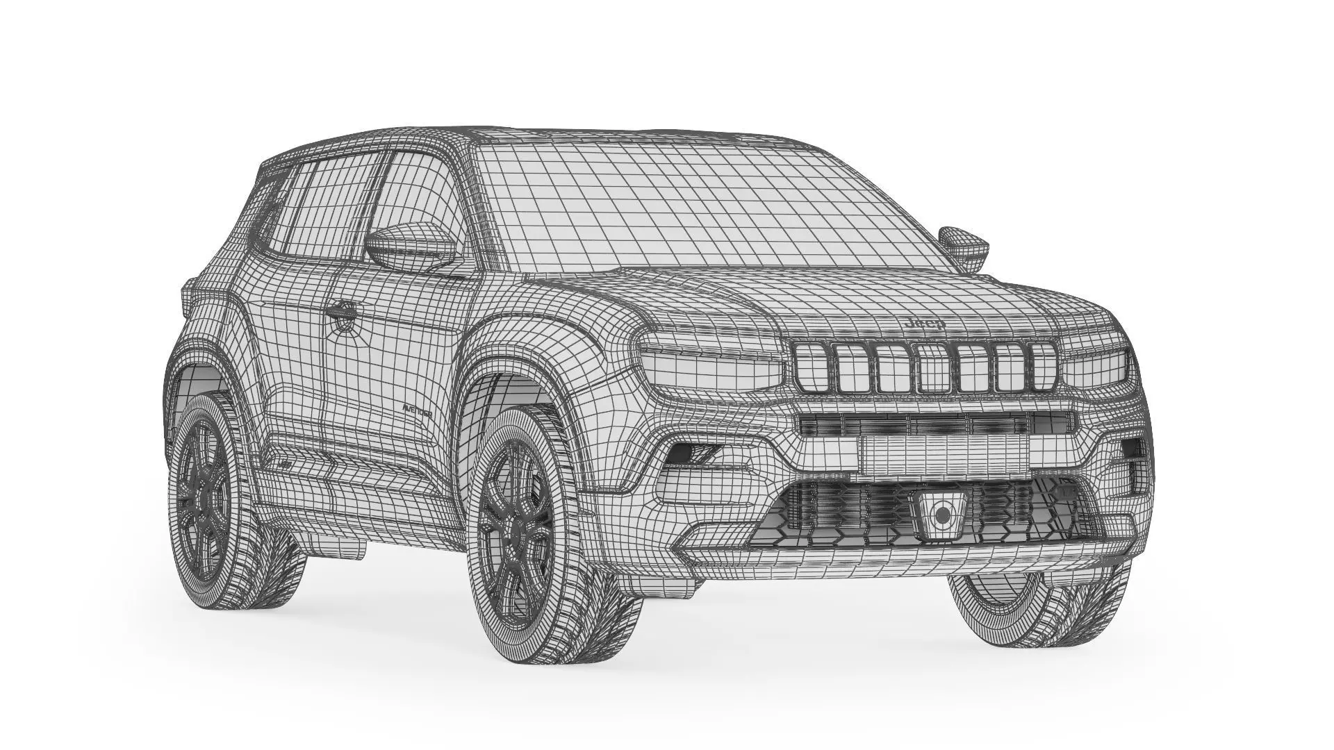 Jeep Avenger 2024 3D model_11