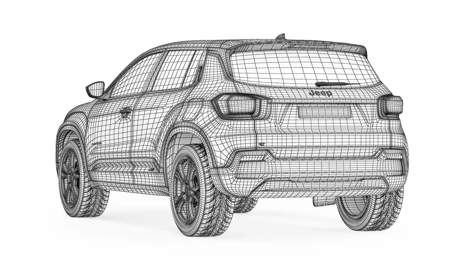 Jeep Avenger 2024 3D model_12