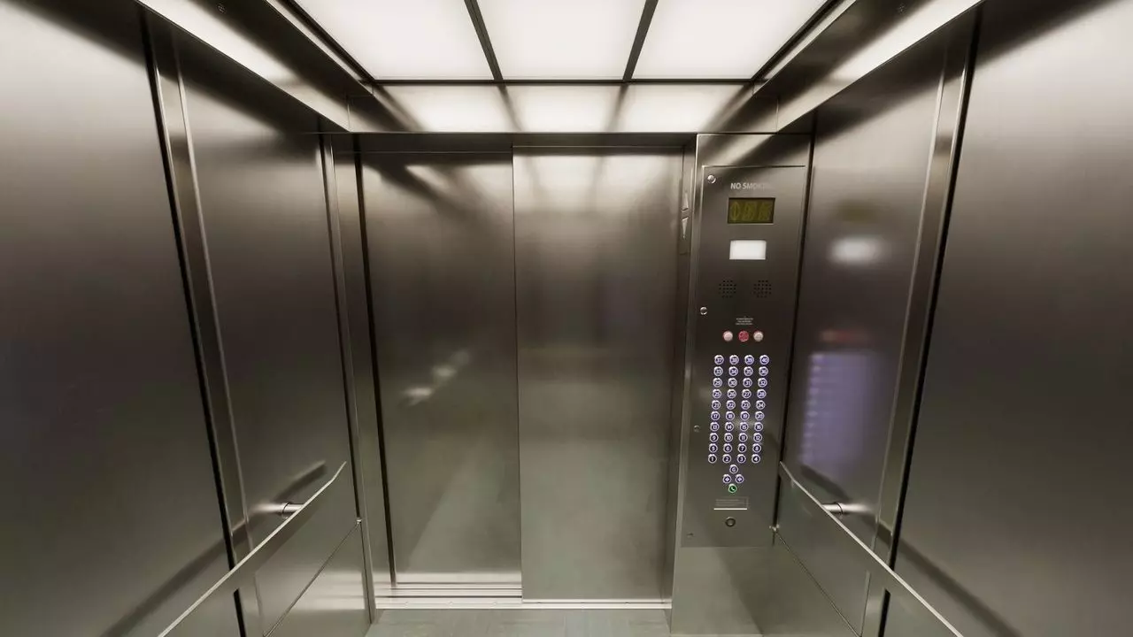 Elevator Set for UE5 Low-poly 3D model_4