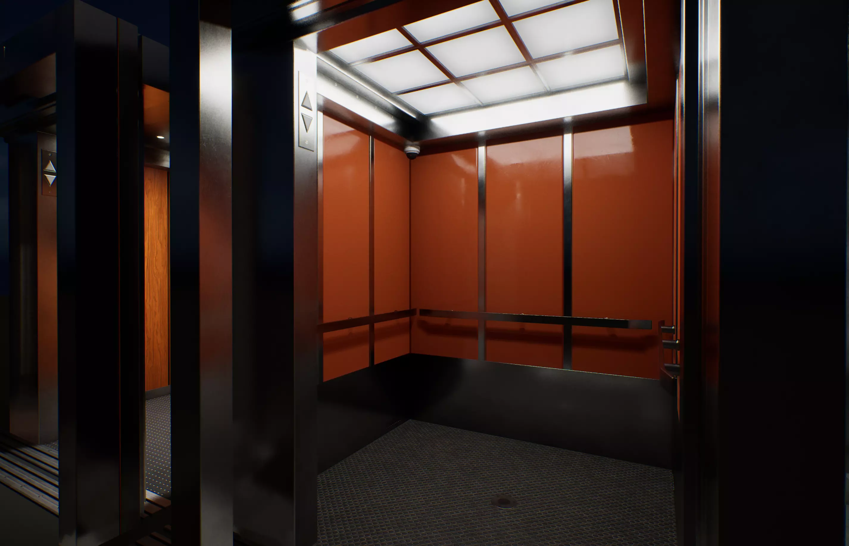 Elevator Set for UE5 Low-poly 3D model_18