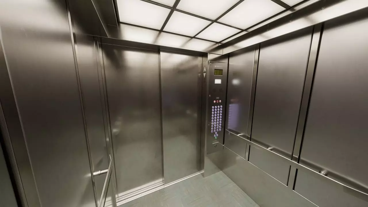 Elevator Set for UE5 Low-poly 3D model_5
