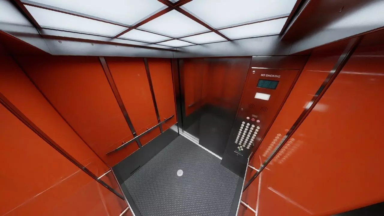 Elevator Set for UE5 Low-poly 3D model_14