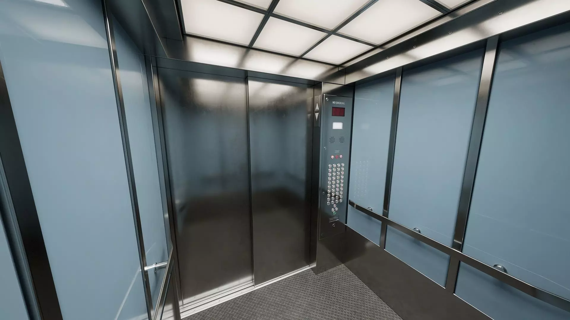 Elevator Set for UE5 Low-poly 3D model_9