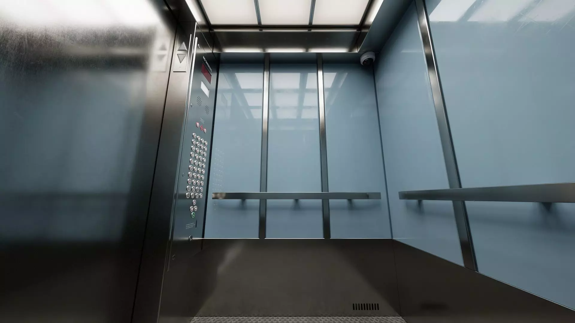 Elevator Set for UE5 Low-poly 3D model_10