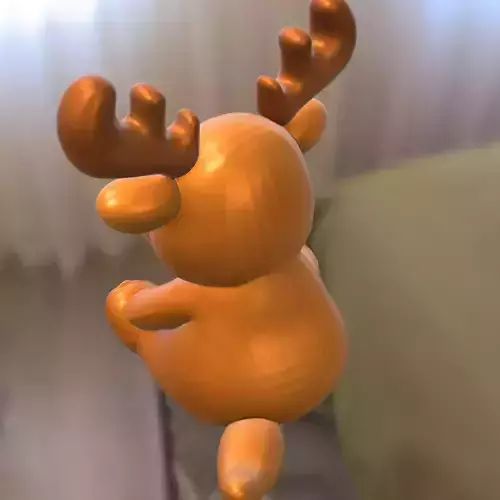 Cartoon Reindeer Plush