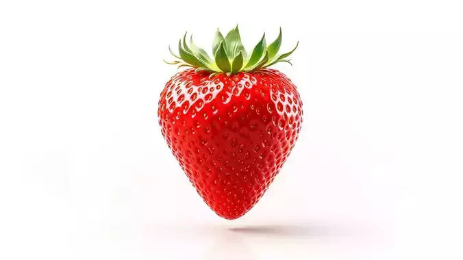 Strawberry Red High-poly