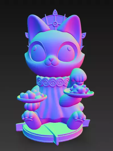 Cassy Cat Zodiac Series Case - Libra 3D print model_1