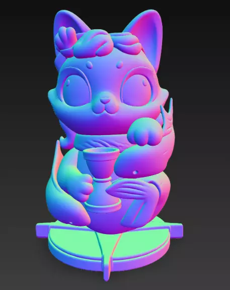 Cassy Cat Zodiac Series Case - Pisces 3D print model_1