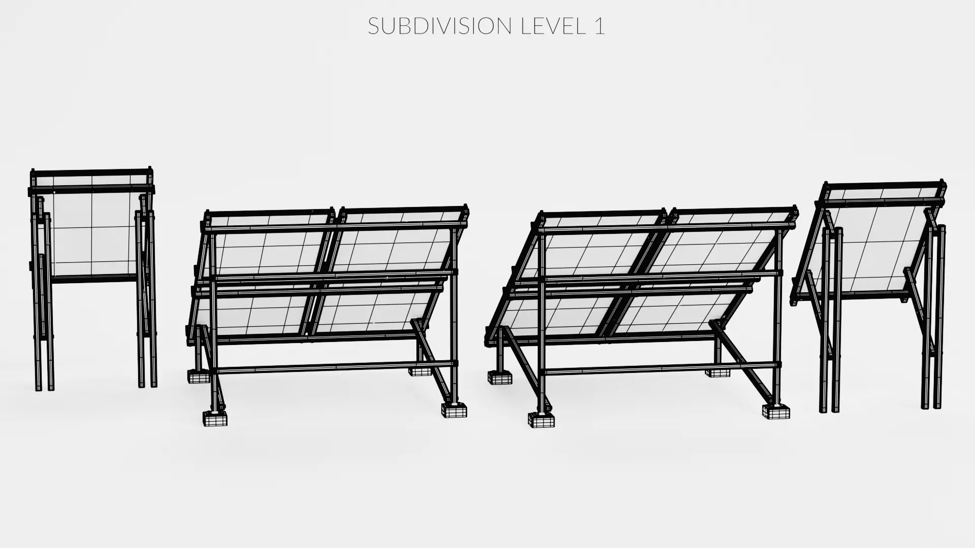 -Solar Panels Set- 3D model_17