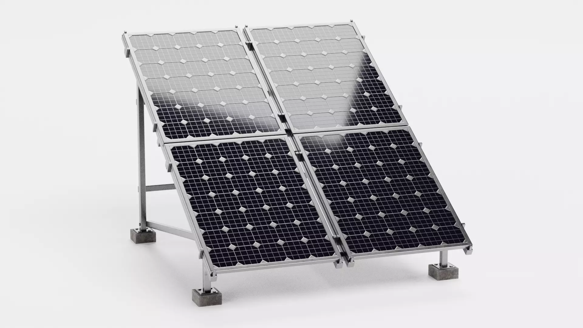 -Solar Panels Set- 3D model_8