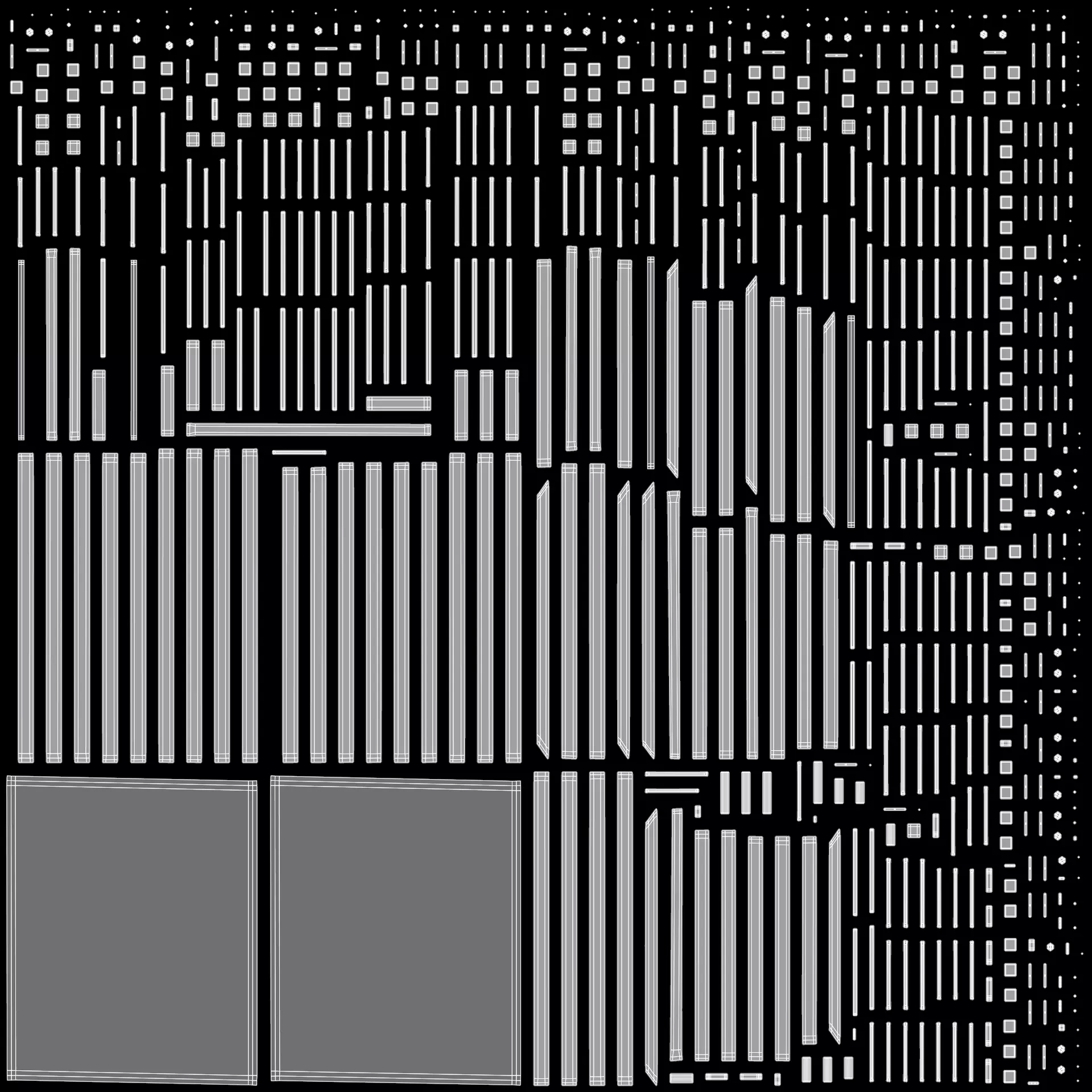 -Solar Panels Set- 3D model_10