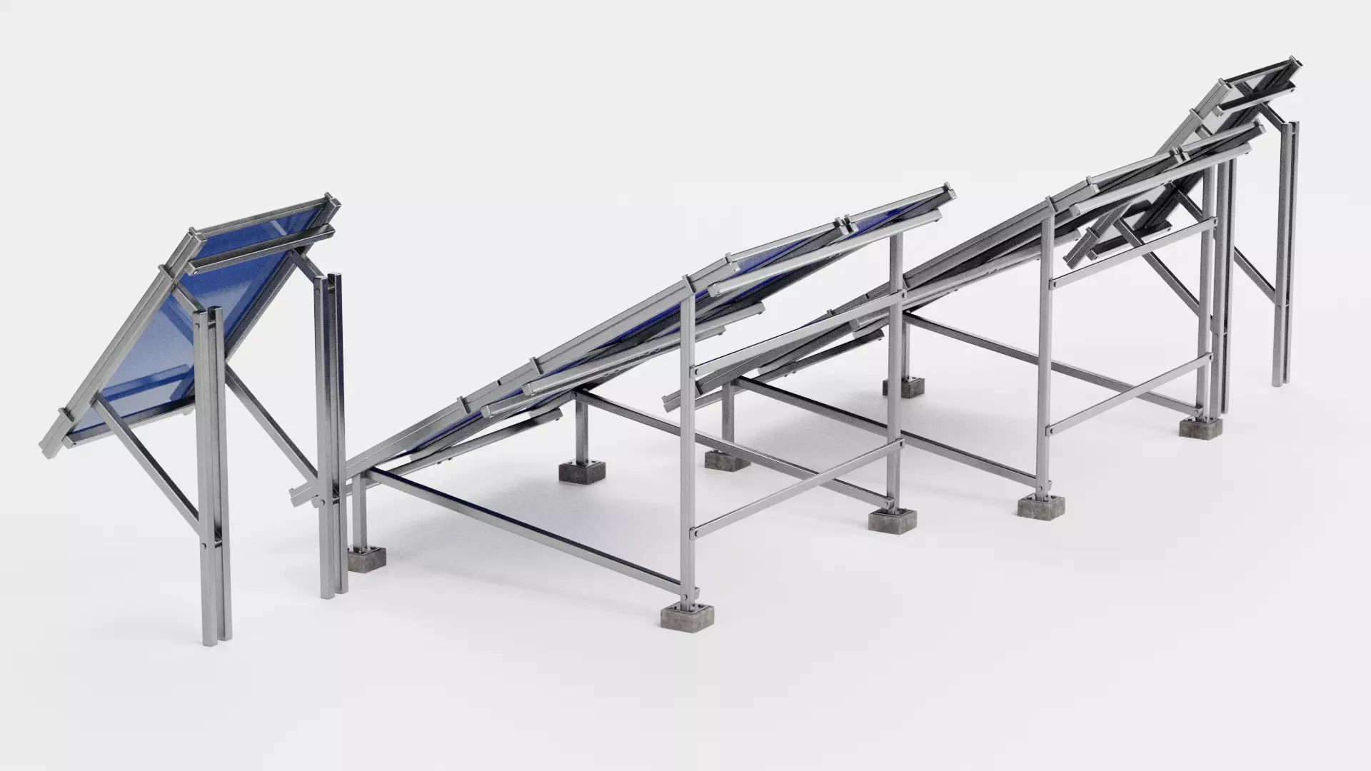 -Solar Panels Set- 3D model_2