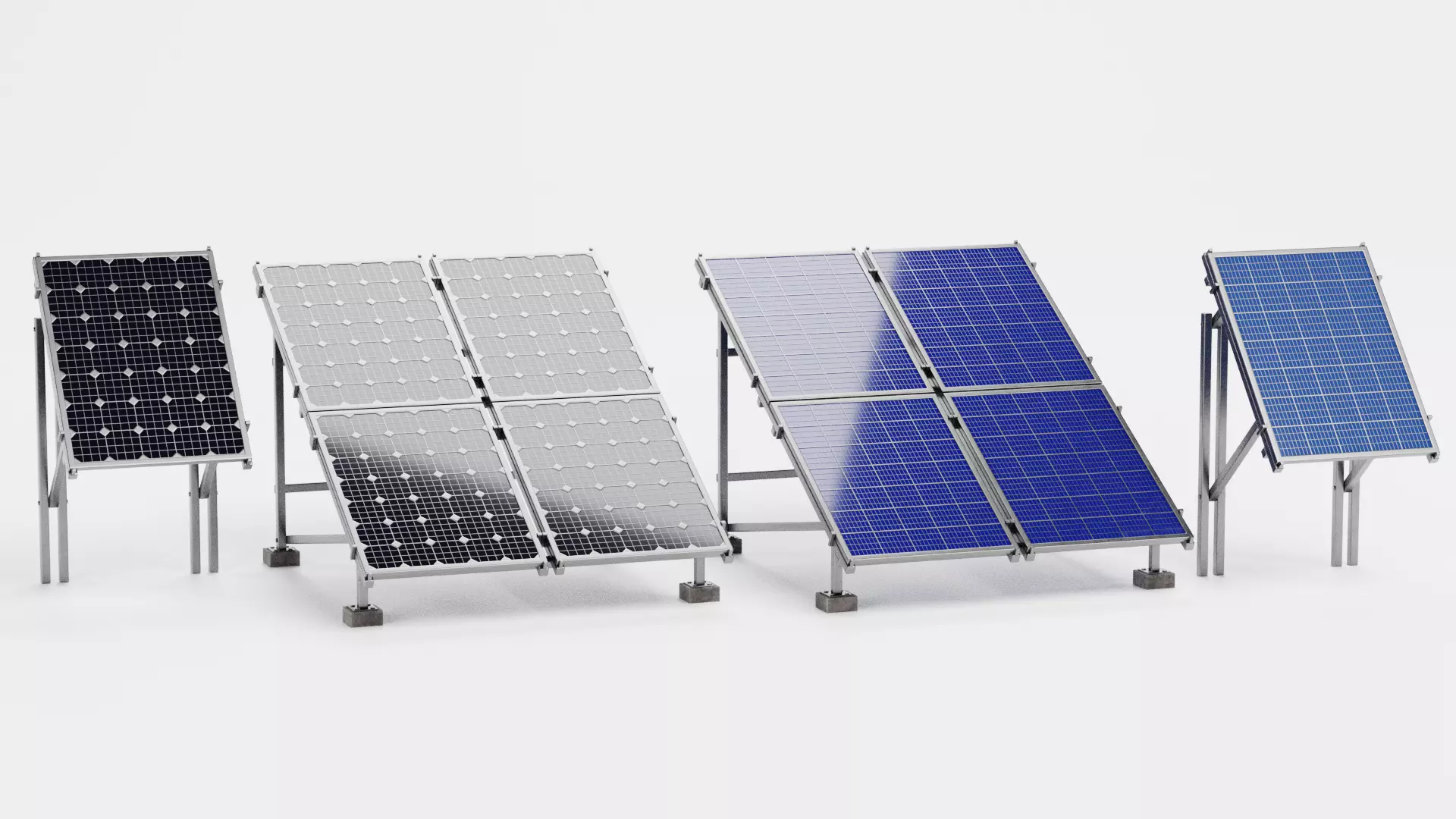 -Solar Panels Set- 3D model_0