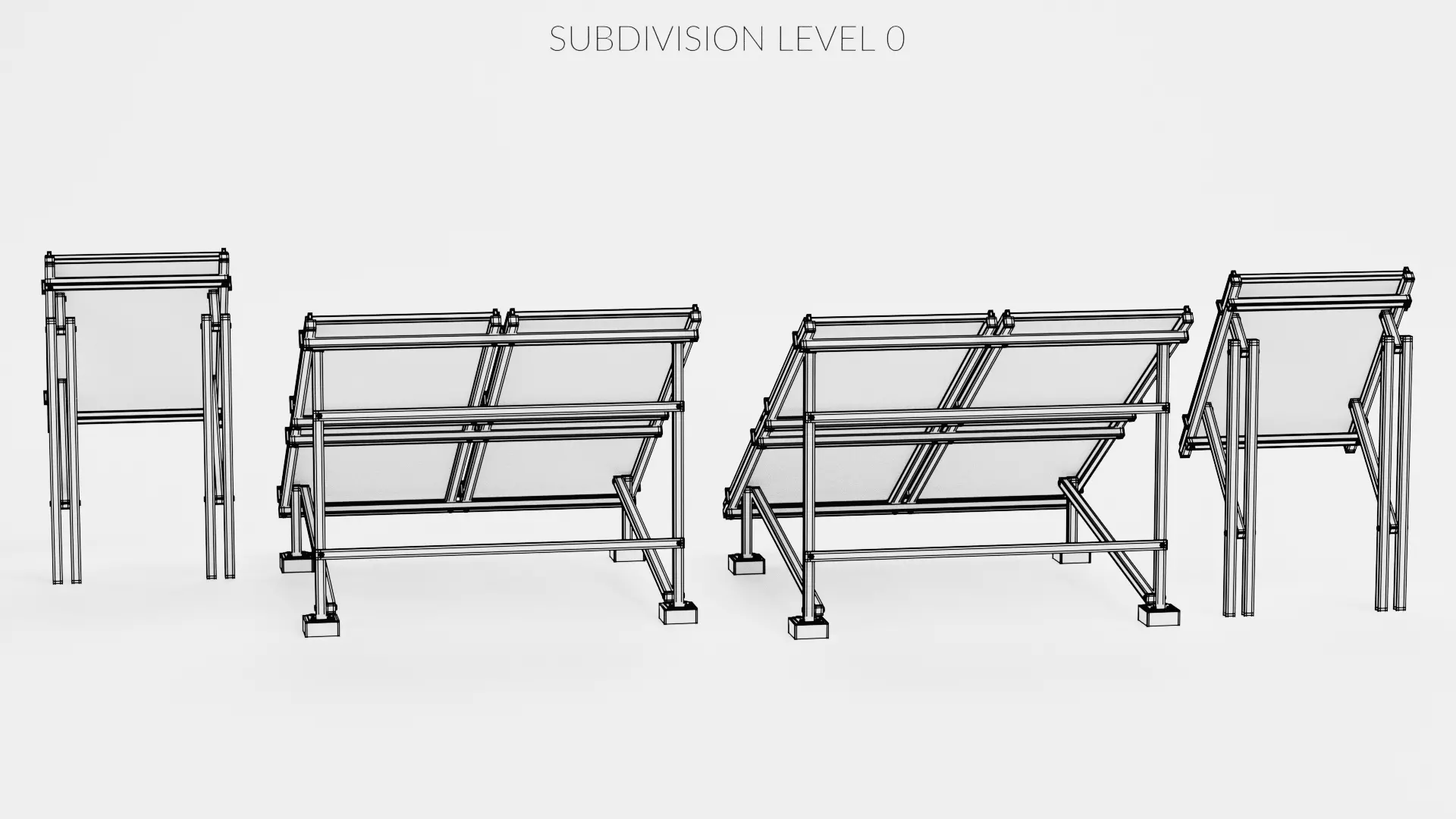 -Solar Panels Set- 3D model_16