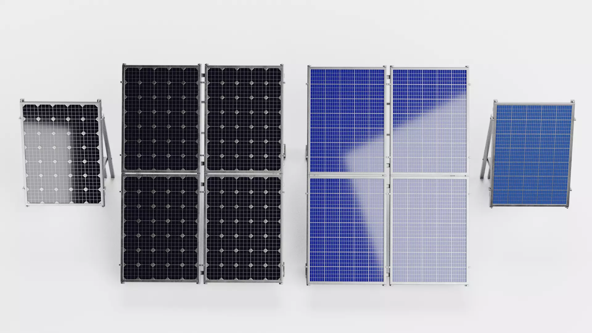 -Solar Panels Set- 3D model_5