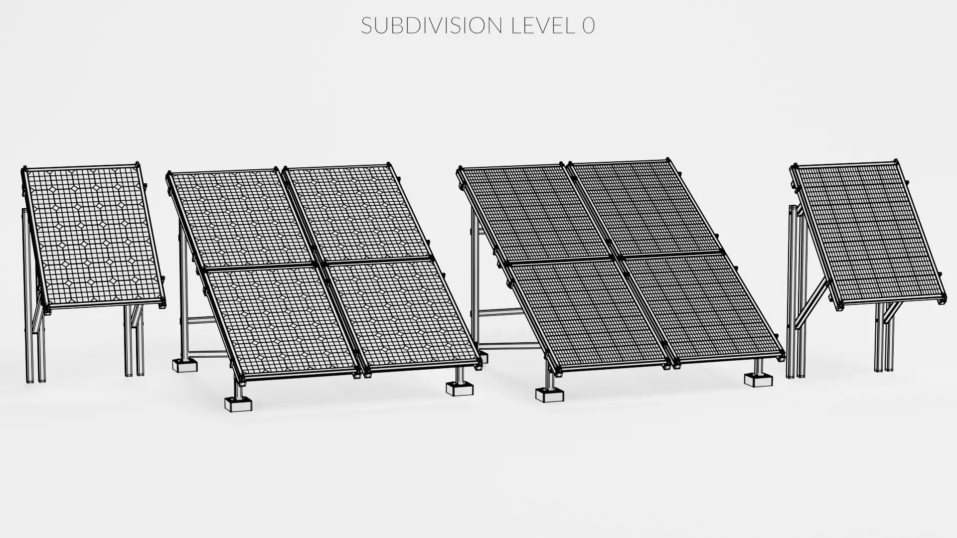 -Solar Panels Set- 3D model_14
